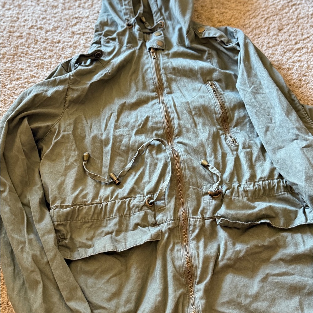 Green Hooded Jacket